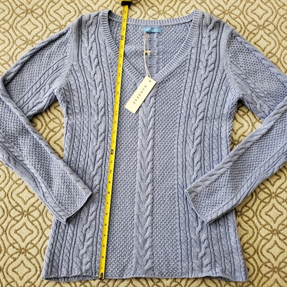 Burgess Cashmere & Cotton Sweater - Picture 8 of 9